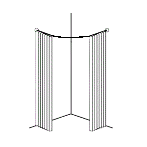 Схема вальцованной угловой примерочной